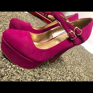 Purple Charlotte Russe high heal